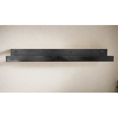 Petite tablette rayonnée en chêne massif 3 pièces Rayne