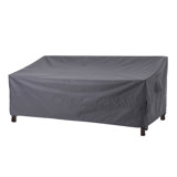 Premium Rip Stop Patio Love Seat Sofa Cover Waterproof, 87"(W)x42"(D)x35/26"(H), 3-Year Warranty