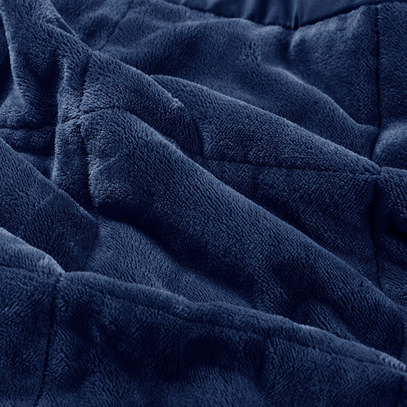 Couverture réversible en duvet HeiQ Smart, Très grand lit, Marine