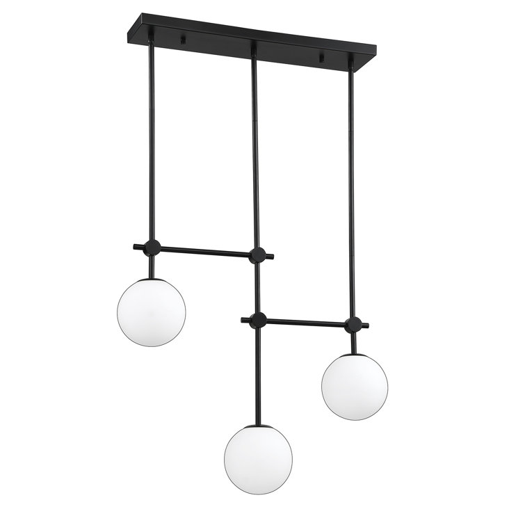 Annamarra 3 - Light Black Kitchen Island Pendant