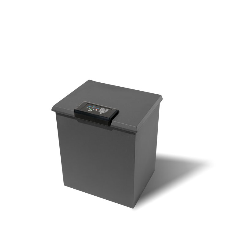 Loxx Boxx grand paquet en acier, Gris mat