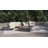 Brown Wicker Outdoor Armless Chair;-111448835-111448837