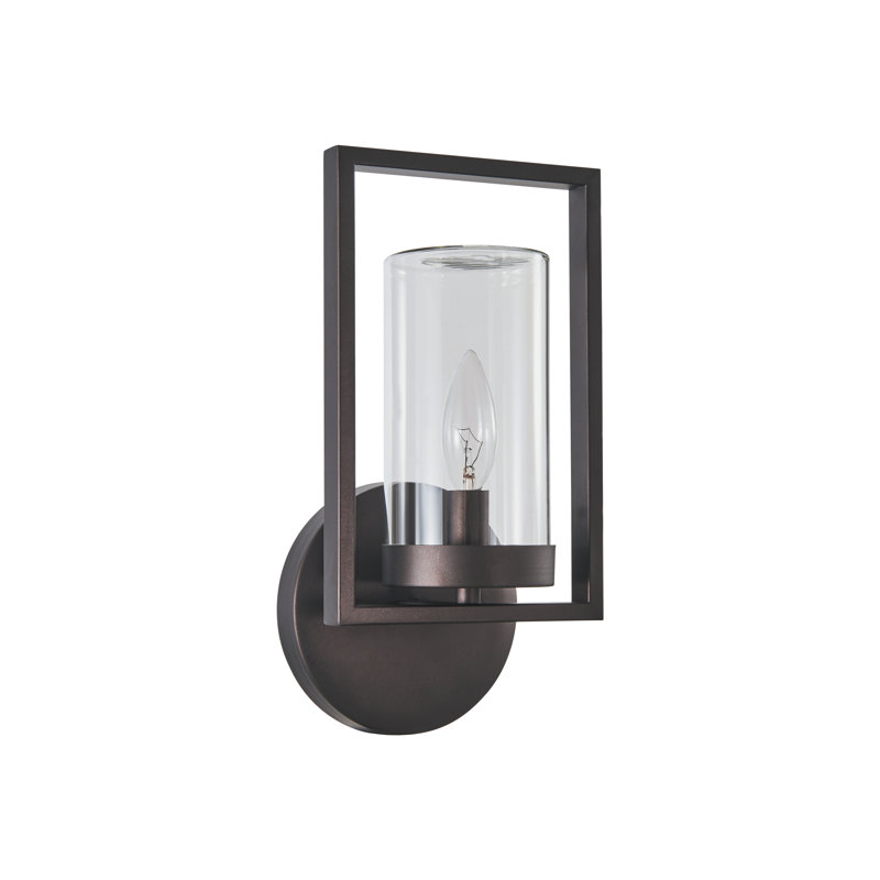 Dimarco Wall Light, 12.5" H x 6.25" W x 5.5" D, Rubbed Bronze