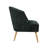 Artavion Corduroy Accent Barrel Chair with Rubberwood Legs-258507129