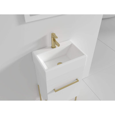 Meuble-lavabo simple 17 po Taft Avenue
