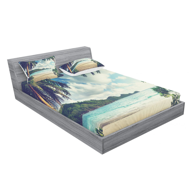 Microfiber Sheet Set, Full Sheet Set with Fitted Sheet