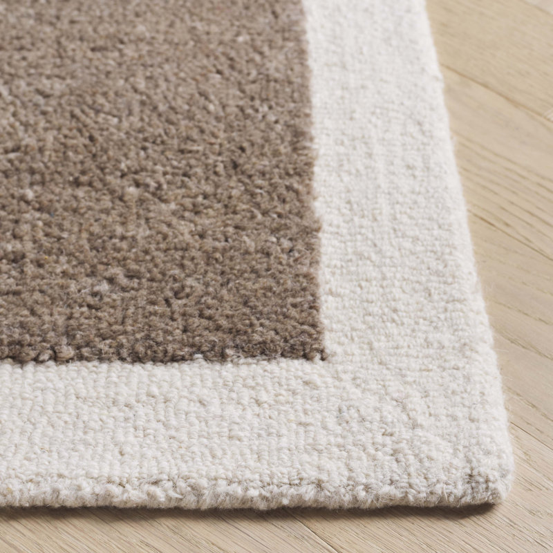 Metro Hand Tufted Wool; Cotton Solid Color Indoor Rug, Runner 2'3" x 8'