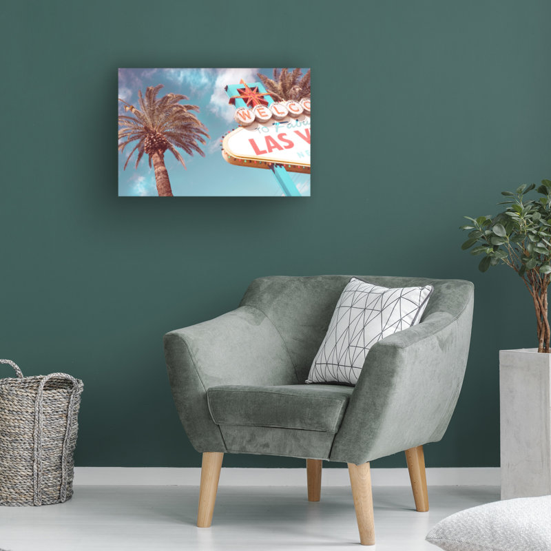 Art sur toile «bolologuf studio III Las Vegas», H 12 po x l 19 po