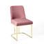 Chaise d'appoint de salle à manger en velours Amplifier Base Performance-1253133068-1253133070