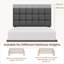 Size Modern Upholstered Bed Frame with Adjustable Square Tufted Headboard-99170190-124527903