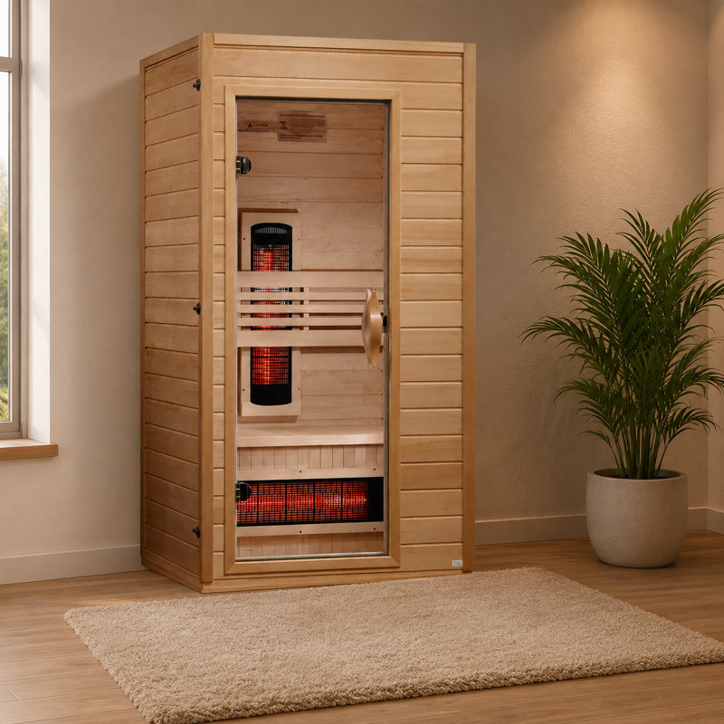Sauna dynamique Martin à spectre complet pour 1 à 2 personnes FAR IR Zero dans la pruche du Canada