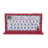 Transpac Wood 12.99 in. Multicolor Christmas Traditional Plaid Advent Calendar