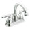 Robinet de lavabo de salle de bain central à 4 poignées avec drain à 2 poignées Moen Caldwell