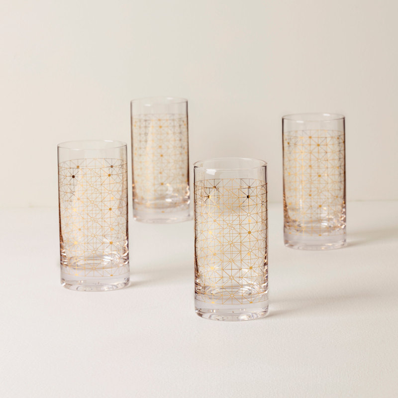 Lenox Tuscany Classics Gold Dust Highballs, Set Of 4