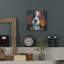  «Woof Beagle» par Rich Monet, art mural en métal, 12 po x 12 po-978701646