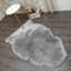 Solid Colour Faux Sheepskin 90cm X 60cm Area Rug