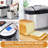 KEENZEST 27-in-1 Smart Bread Machine with Programmable Homemade Cycle & Gluten Free Setting, 2LB 1.5LB 1LB Dough Bread Maker with Delay Timer, Whole Wheat Bread Making Machine with Recipes, Stainless Steel Body 