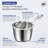 Tramontina Tempo Tri-Ply Base Stainless Steel Sauce Pan with Glass Lid, Induction-Ready Saucepan, Oven-Safe, Dishwasher-Safe-109903176