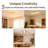 LED Wooden Creative Puzzle-Style Flush Mount Light