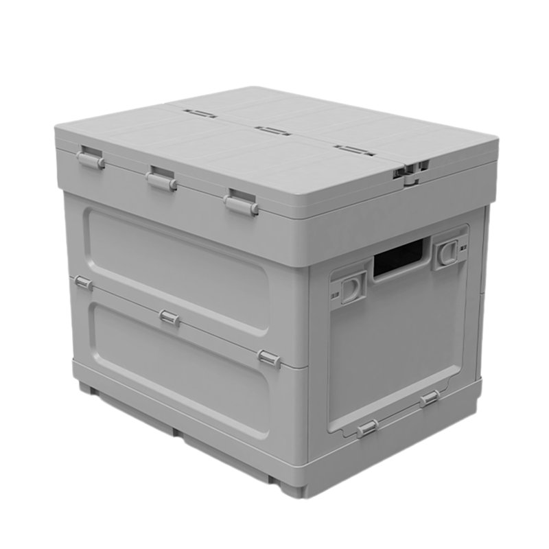 Folding Table Large Capacity Storage Container Portable Function Parking Warning Sign for Camping