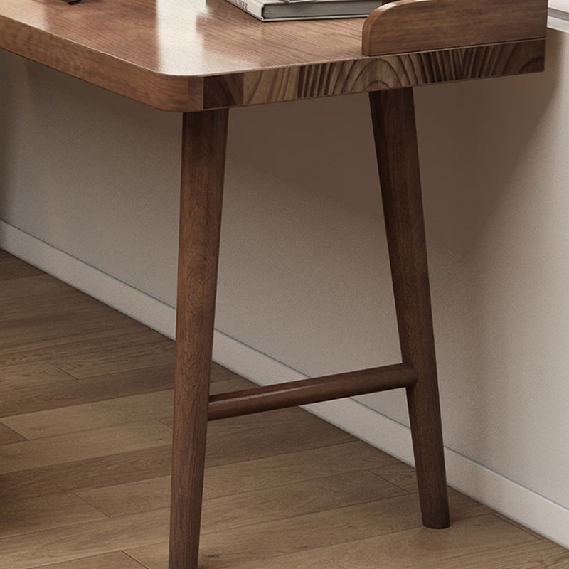 Bureau rectangulaire en bois massif noyer, H 29,53 po x l 62,99 po x P 23,62 po