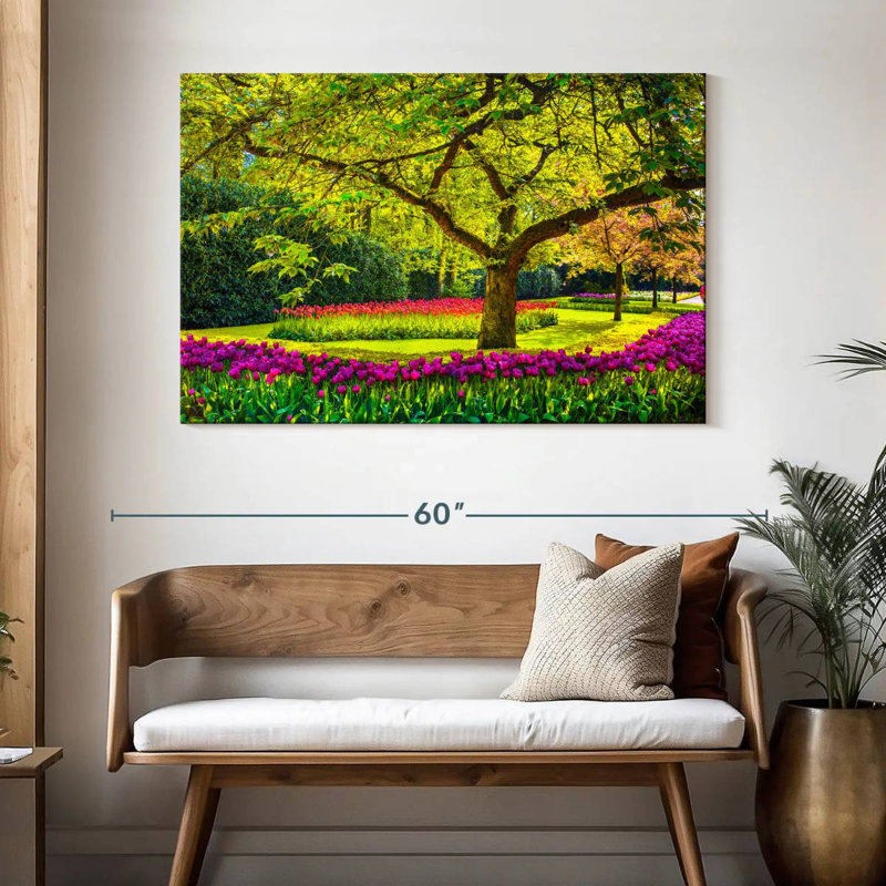 Parc de jardin Sireci Keukenhof, H 32 po x l 48 po