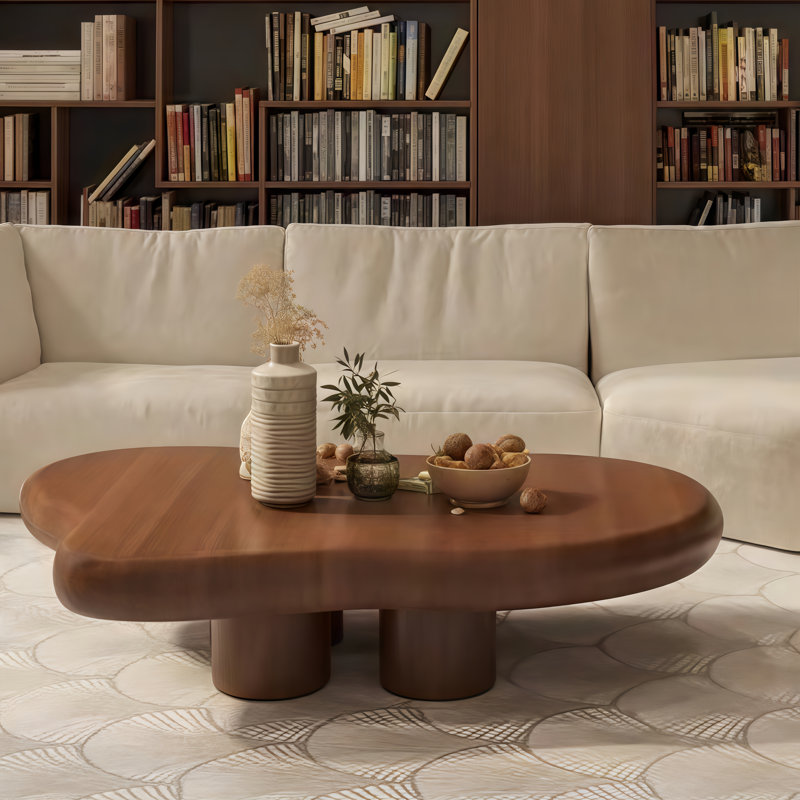48.4" Walnut Cloud Coffee Table