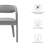 Pinnacle Performance Velvet Dining Chair Set Of Two In Brown-91110992