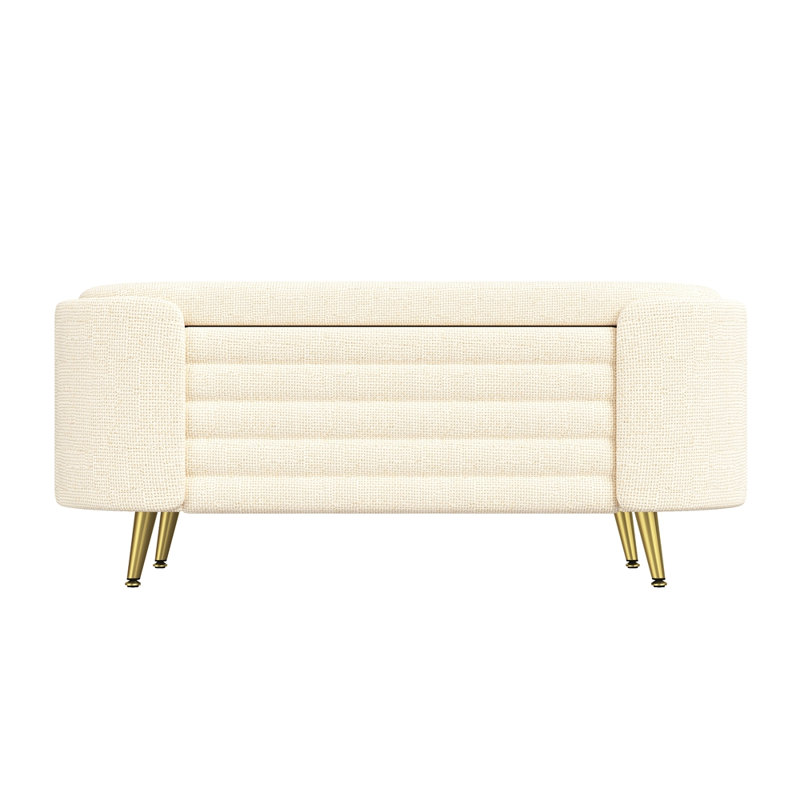 Repose-pieds Modern, Beige, Beige