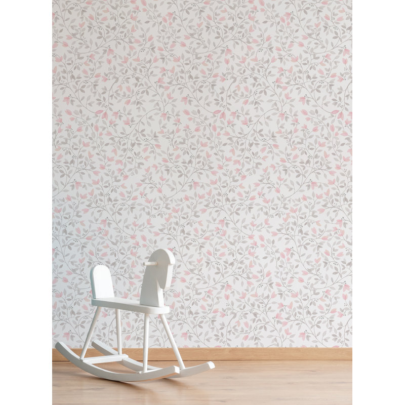 Panneau de papier peint adhésif L 18 pi x l 24 po Vines