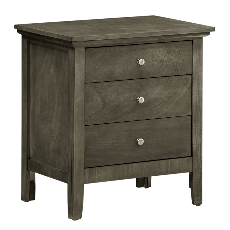 Table de chevet contemporaine grise pour une vie moderne