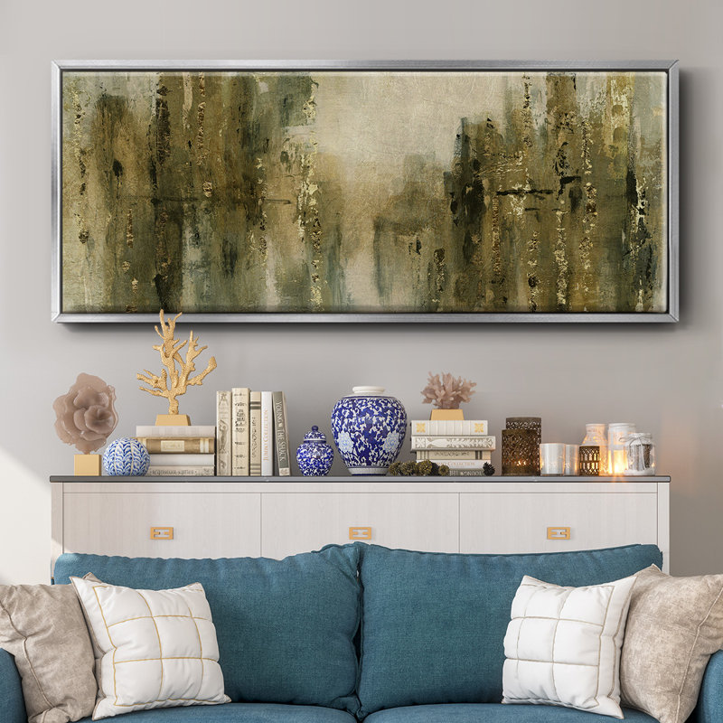 Gold City Shine - toile encadrée, H 8 po x l 20 po