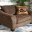 Chaise avec accoudoirs en tissu Camero-2138939897