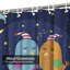 Rideau de douche avec 12 crochets Good Night-14606546