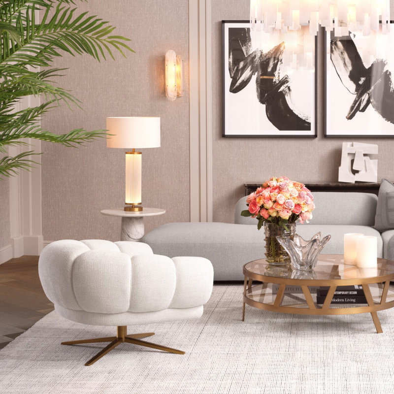 Sunset Swivel Barrel Chair