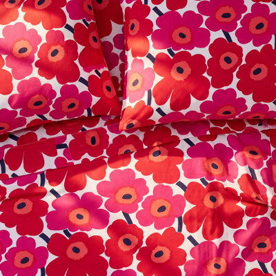 Mini Unikko Cotton Sheet Set