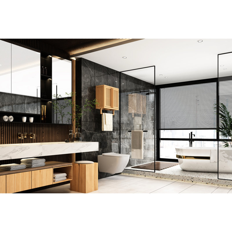 Armoire pour chambre à coucher - créer un espace de salle de bain élégant et pratique, 19,86 po Profondeur