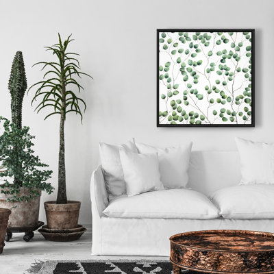 «Climbing Leaves», art mural floral botanique