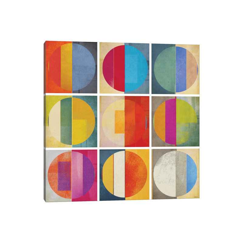 Pattern Tiles I- Gallery-Wrapped Canvas Giclée