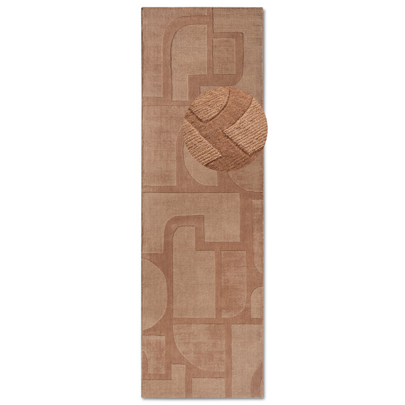  Kollektion 1906 Hand Crafted Hand Loomed Area Rug, Runner 80 x 250cm
