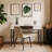Reeves Writing Desk with Built-In Electrical Outlet-1690887273