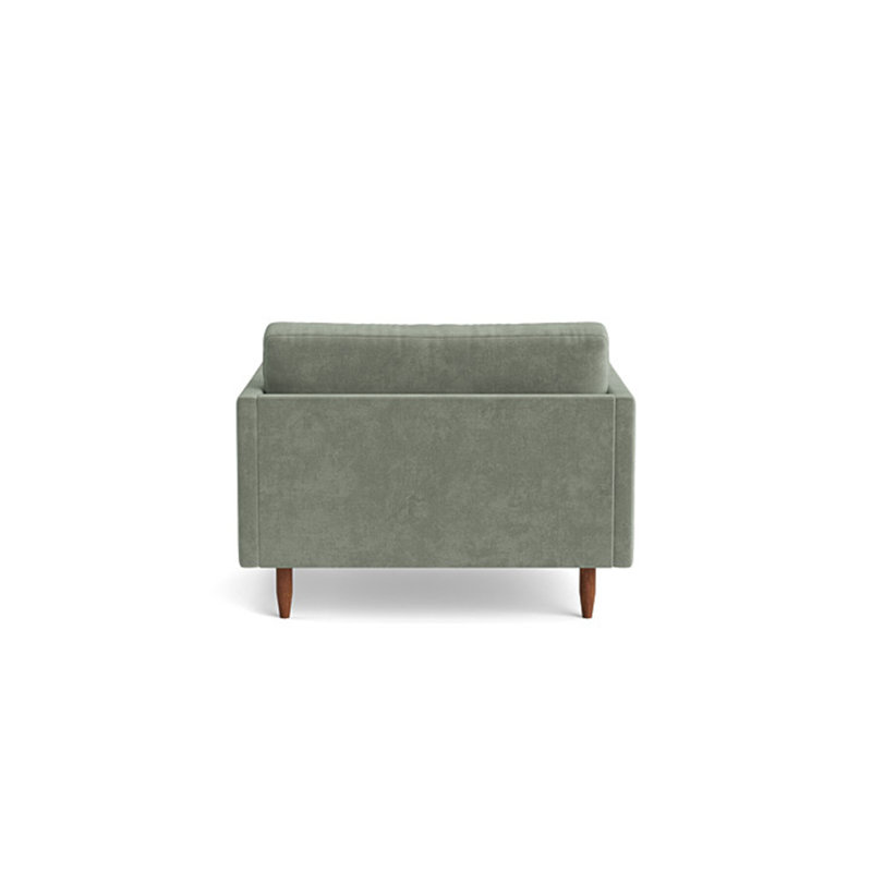 Skinny Fat Chair, Velvet - Sage