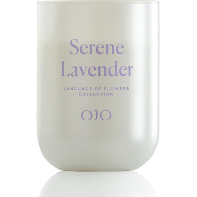  Bougie en pot lavande 2 oz 13 oz Serene Plus de 61 heures de combustion durable | Mélange de cire de qualité supérieure, parfum d'ambiance et cadeau pour les journées spéciales
