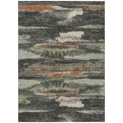 Aleighna Area Rug with Non-Slip Backing