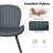 Modern Dining Chairs, Tech Fabric Upholstered Kitchen Chairs With Curved Backrest, Comfortable Dining Room Chairs For Family Meals & Guests-1446792821-1457286986