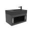 Ensemble de meuble-lavabo simple 24 po avec surface solide Amazon-92647407-92647408-92647411