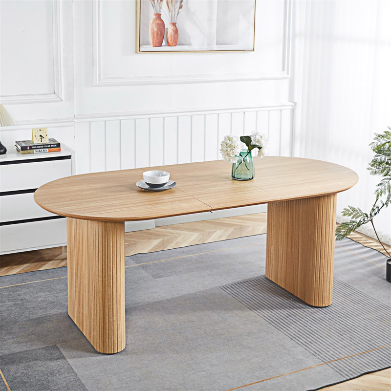 Table basse extensible, Chêne