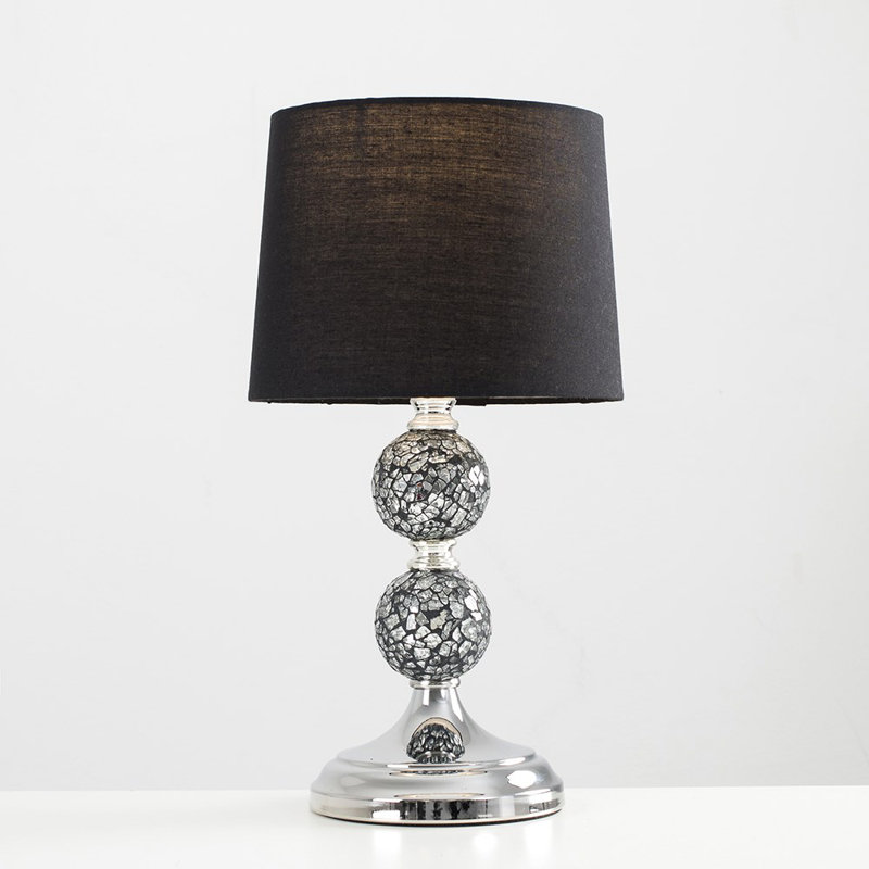 Korbin Metal Table Lamp, Black, LED Bulb