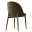  Chaise de salle à manger rembourrée avec pieds en métal (ensemble de 4) -1361371282-1361371281