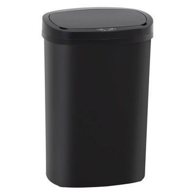 Trash Can 50 Litre Garbage Can 13 Gallon Kitchen Trash Can Anti-Fingerprint Motion Sensor Stainless Steel Trash Bin Kitchen Waste Bin with Liner for Home Kitchen Bathroom